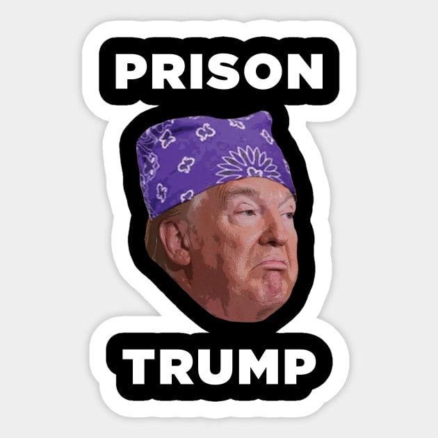 Prison Trump Sticker by fullgrownham